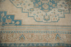 6x9.5 Vintage Distressed Oushak Carpet