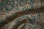 6x9.5 Vintage Distressed Oushak Carpet