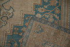 6x9.5 Vintage Distressed Oushak Carpet