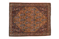 2x2.5 Vintage Fine Sarouk Square Rug Mat