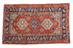 3x5 Vintage Heriz Rug