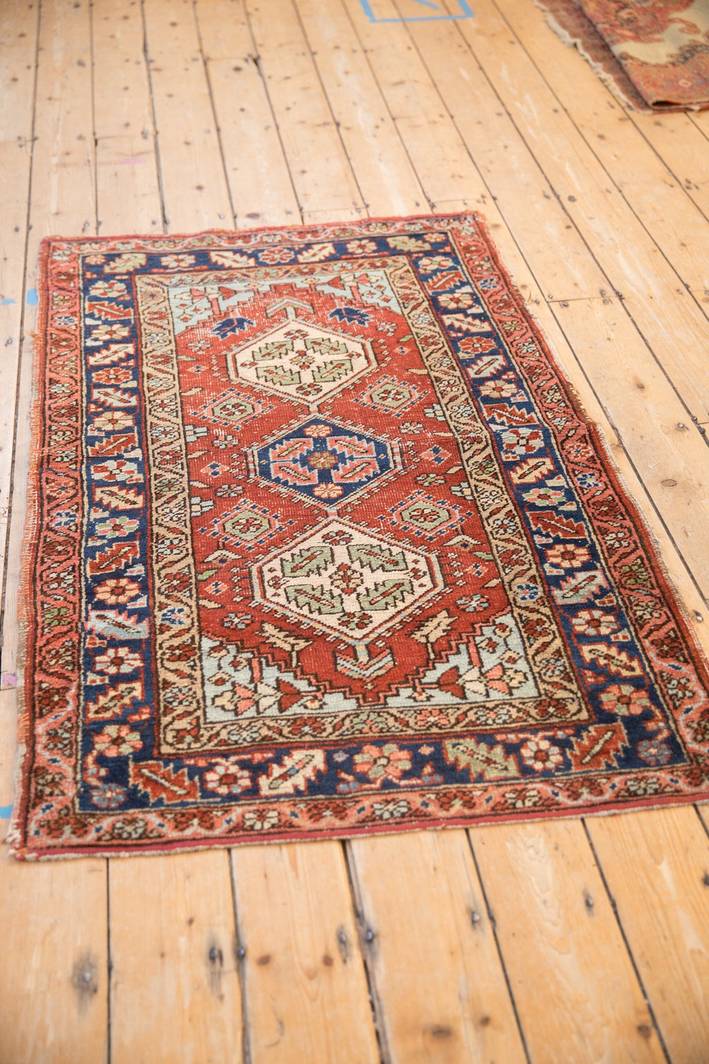 3x5 Vintage Heriz Rug