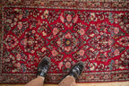 2.5x4.5 Vintage American Sarouk Rug