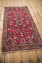 2.5x4.5 Vintage American Sarouk Rug