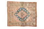 4.5x5 Vintage Anatolian Square Rug