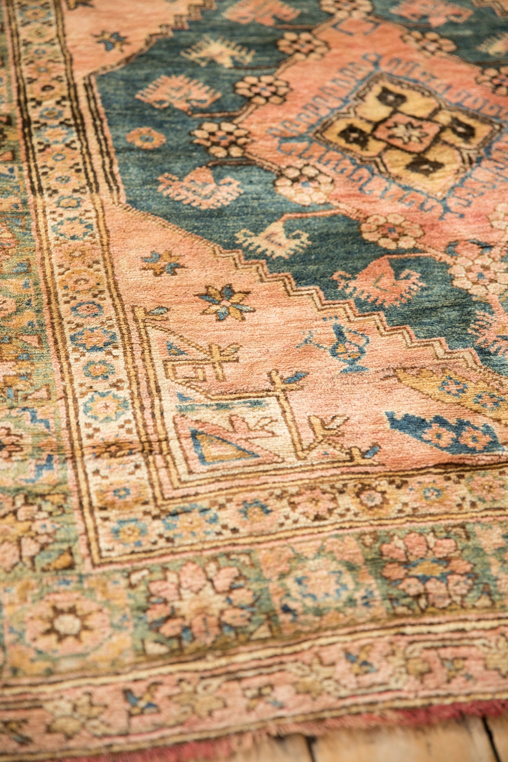 4.5x5 Vintage Anatolian Square Rug