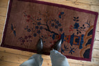 2.5x4.5 Vintage Art Deco Rug