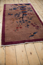 2.5x4.5 Vintage Art Deco Rug