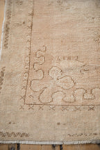 3x5 Vintage Distressed Oushak Rug