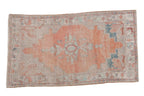 2.5x5 Vintage Distressed Oushak Rug Runner