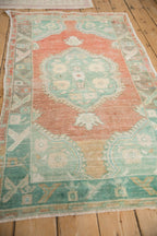 3x5.5 Vintage Distressed Oushak Rug