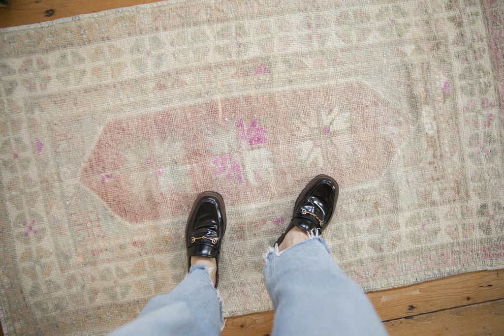 3x5 Vintage Distressed Oushak Rug