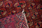 3.5x4 Antique Turkmen Square Rug