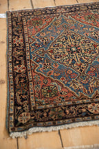 2x3 Vintage Farahan Sarouk Rug Mat