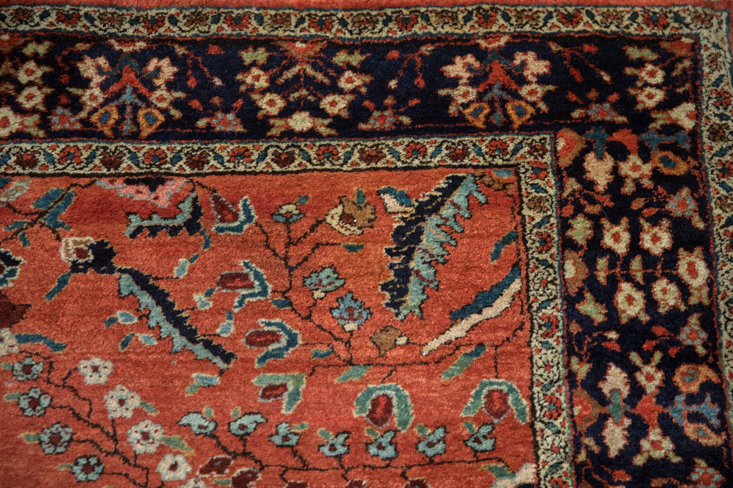4x6.5 Vintage Sarouk Rug