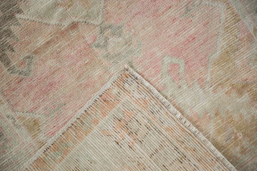 2.5x5.5 Vintage Distressed Oushak Rug Runner