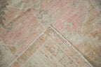 2.5x5.5 Vintage Distressed Oushak Rug Runner