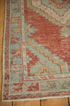 2.5x5 Vintage Distressed Oushak Rug Runner