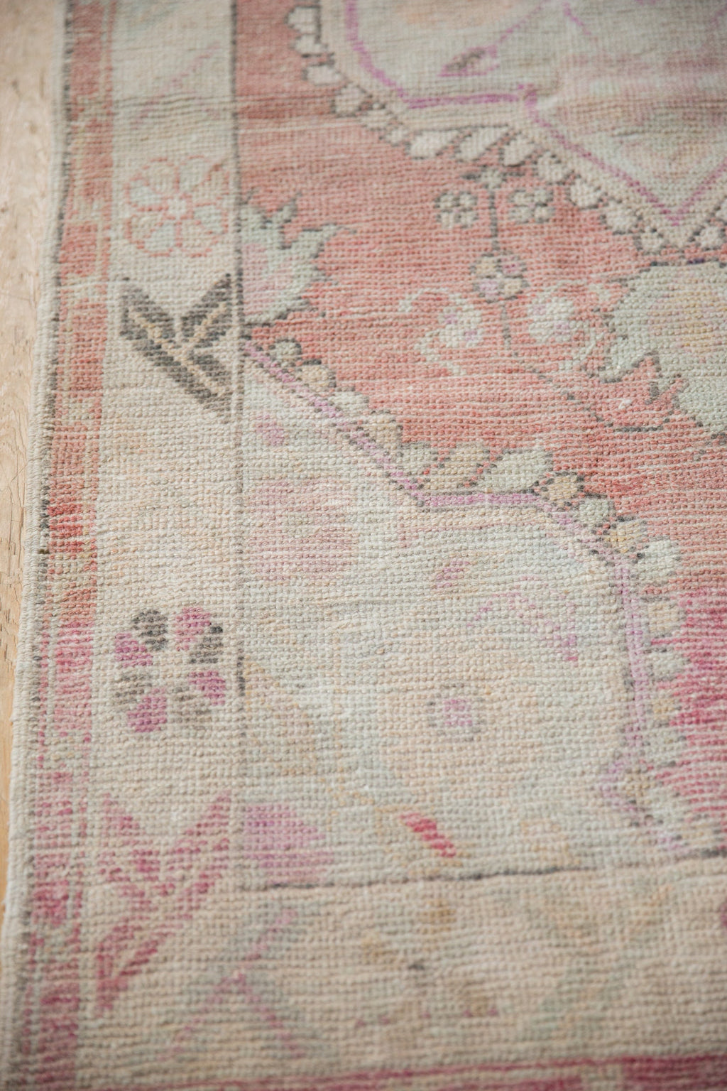 2.5x6 Vintage Distressed Oushak Rug Runner