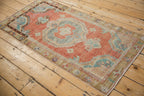 2.5x5 Vintage Distressed Oushak Rug Runner