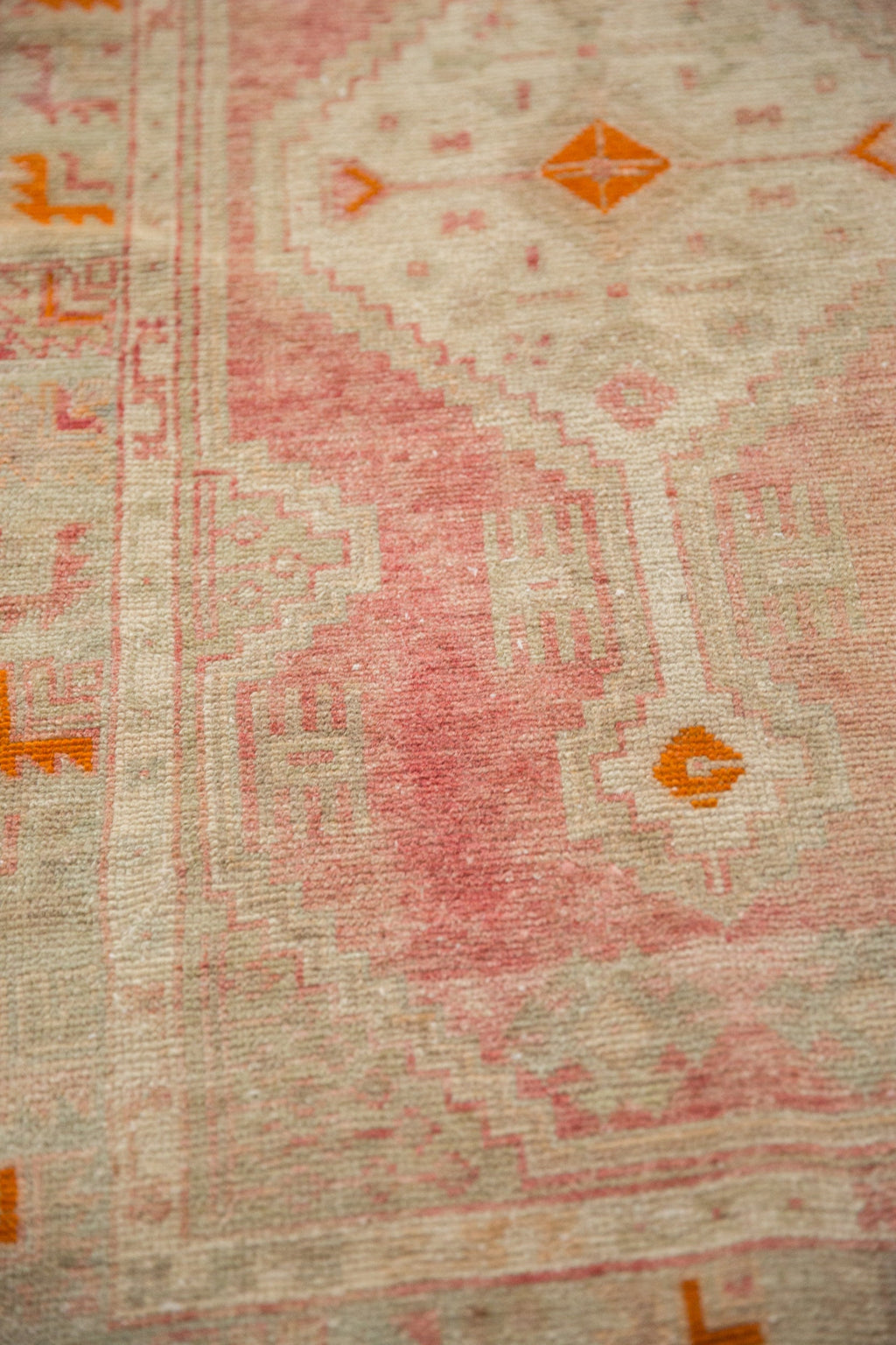 2.5x5 Vintage Distressed Oushak Rug Runner