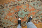 2.5x5 Vintage Distressed Oushak Rug Runner