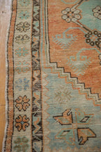 2.5x5 Vintage Distressed Oushak Rug Runner