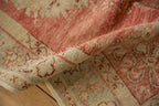3x6.5 Vintage Distressed Oushak Rug Runner