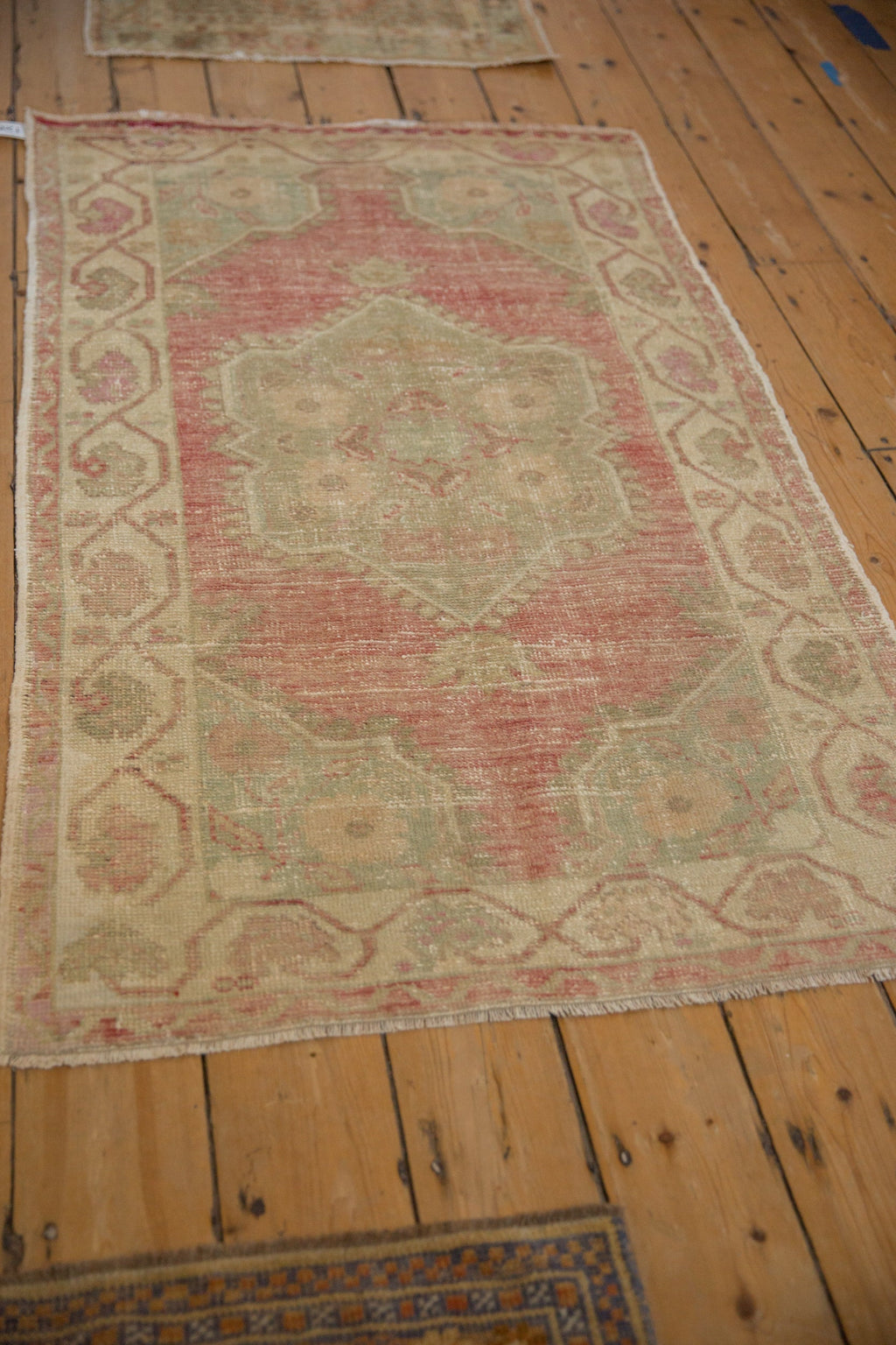 3x5 Vintage Distressed Oushak Rug