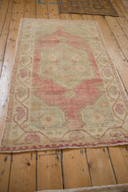 3x5 Vintage Distressed Oushak Rug