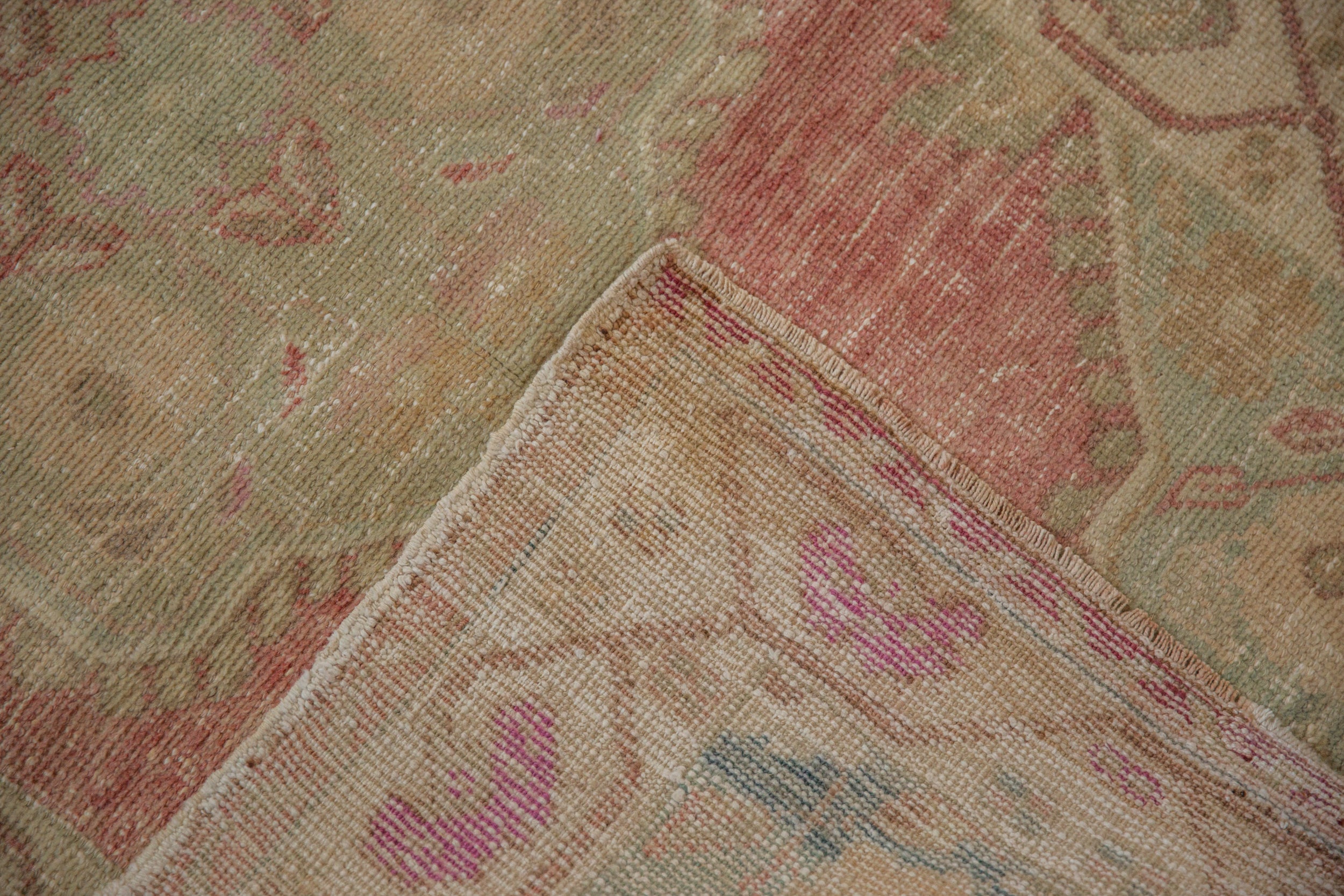 3x5 Vintage Distressed Oushak Rug