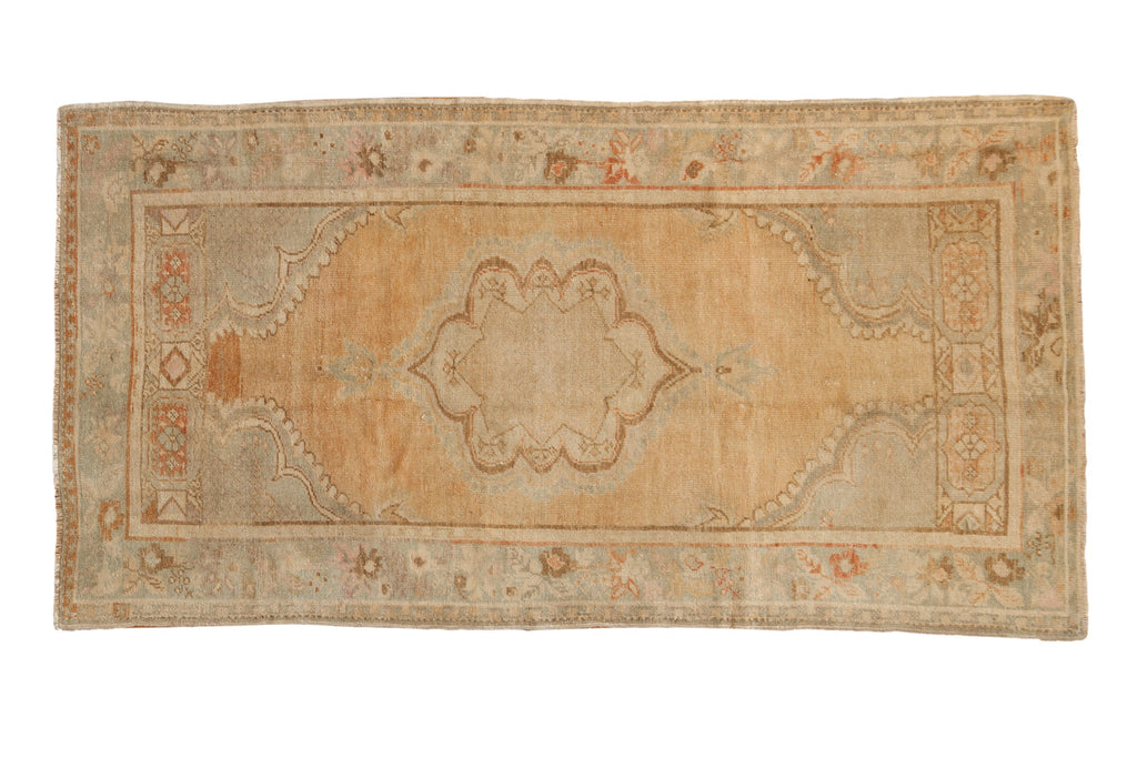 3x6 Vintage Distressed Oushak Rug Runner
