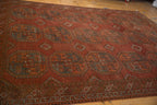 8.5x11 Vintage Distressed Ersari Carpet