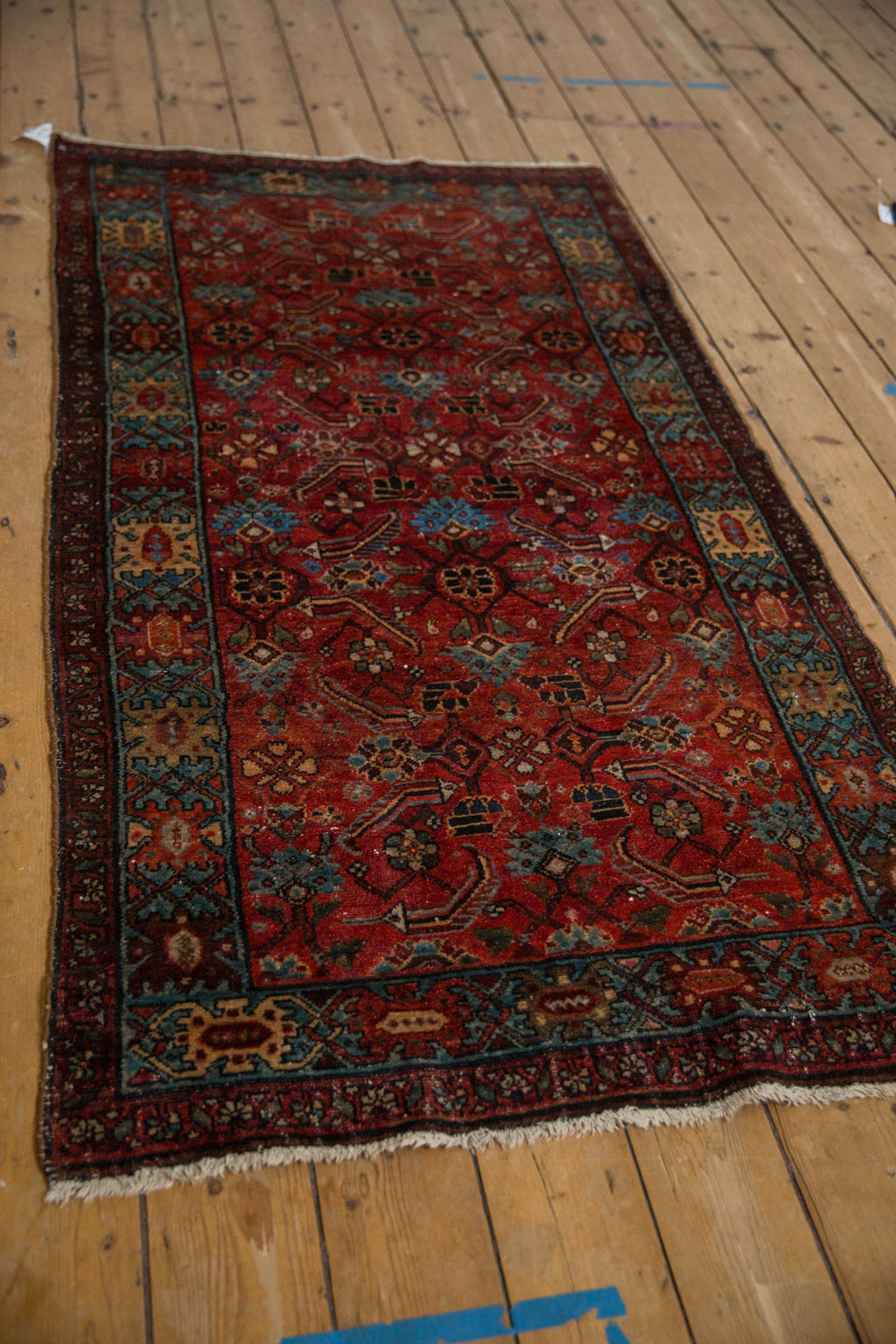 3.5x6.5 Vintage Fine Hamadan Rug