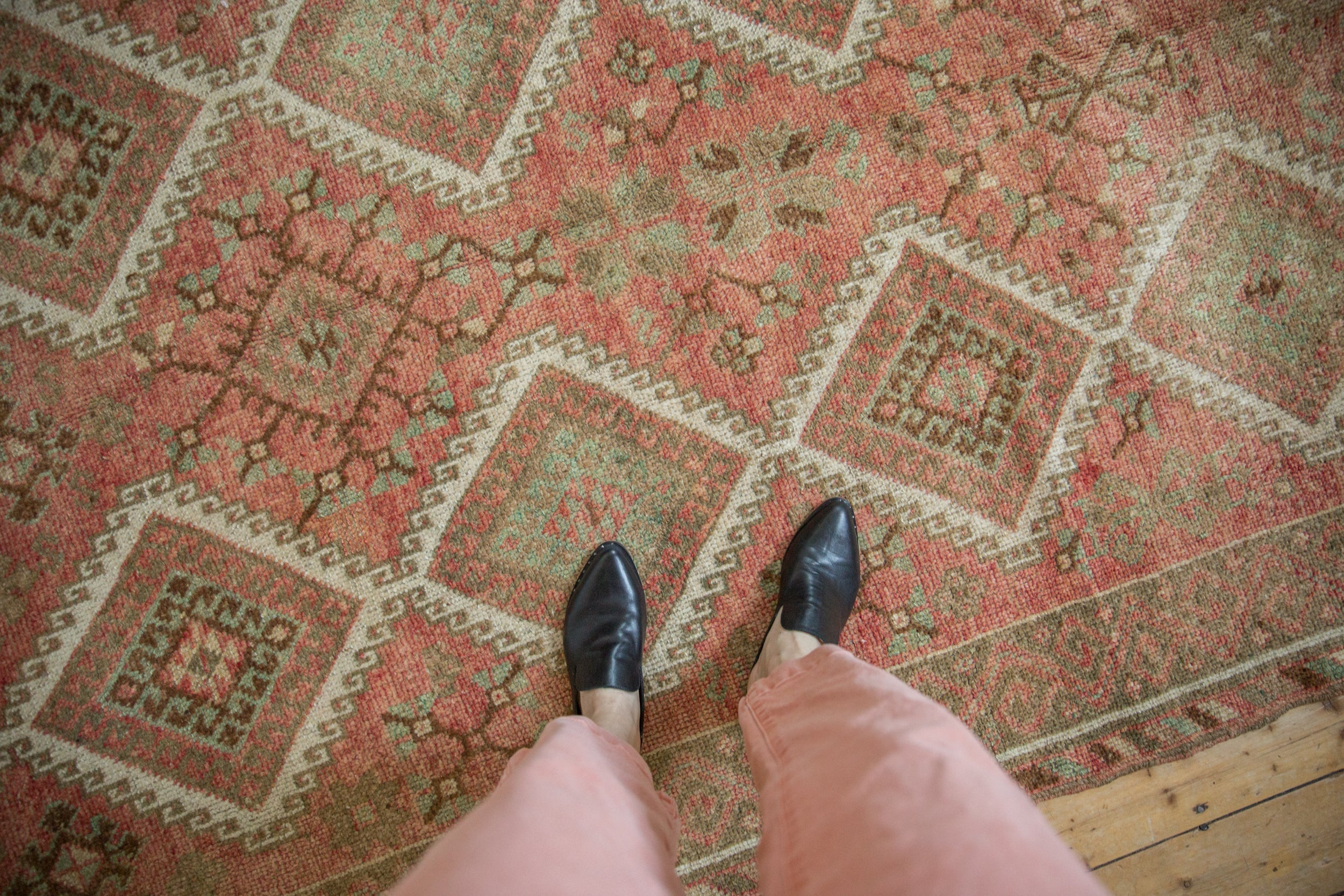 5.5x11 Vintage Distressed Kurdish Rug Runner