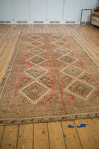 5.5x11 Vintage Distressed Kurdish Rug Runner