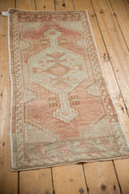 2x4 Vintage Distressed Oushak Rug Runner