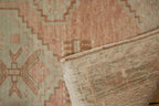 2x4 Vintage Distressed Oushak Rug Runner