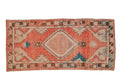 2.5x5.5 Vintage Distressed Oushak Rug Runner