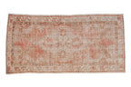 2.5x5.5 Vintage Distressed Oushak Rug Runner