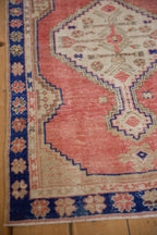 2.5x4.5 Vintage Distressed Oushak Rug