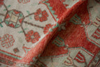 2.5x5.5 Vintage Distressed Oushak Rug Runner