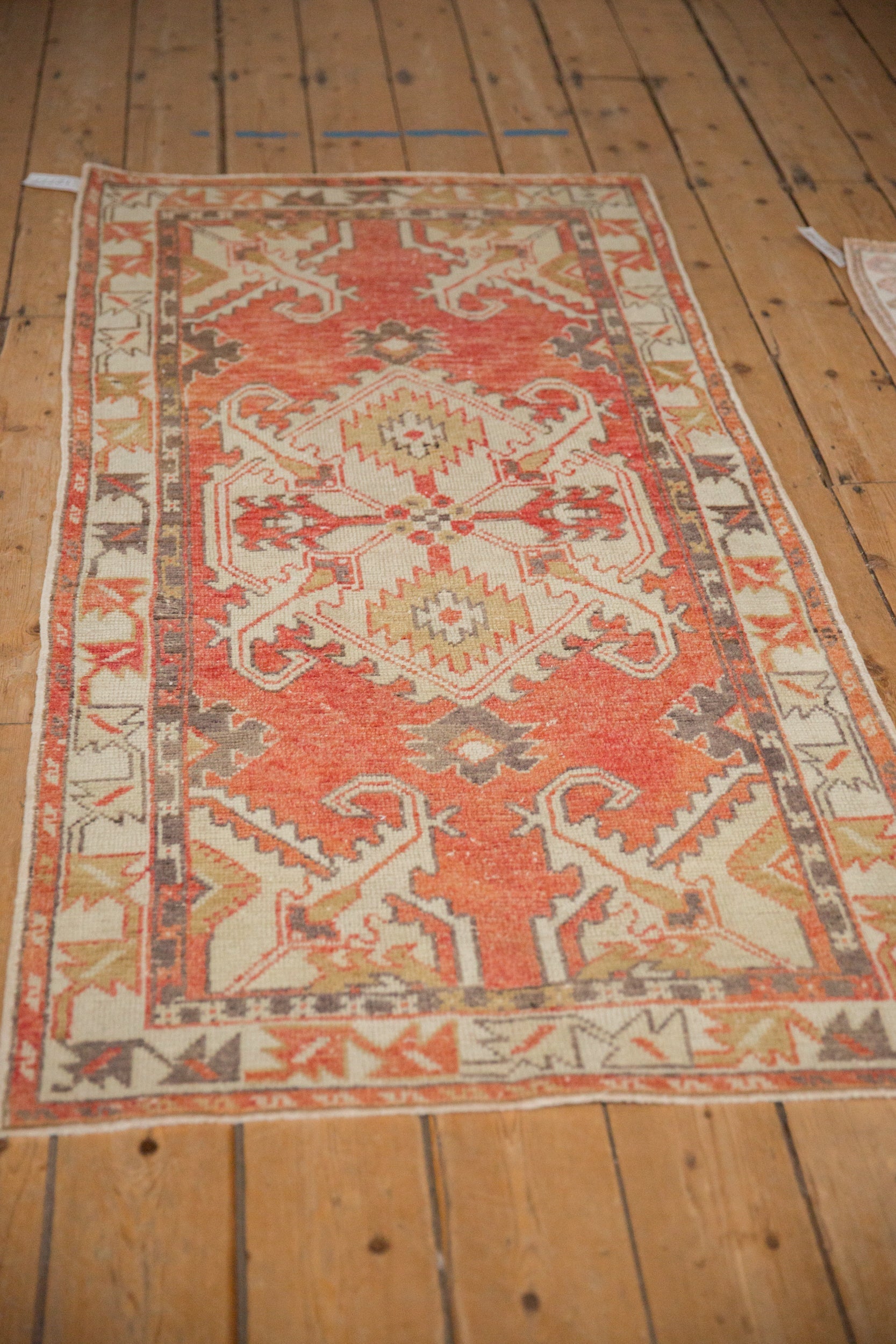 2.5x6 Vintage Distressed Oushak Rug Runner