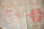 3x5 Vintage Distressed Oushak Rug
