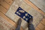 2x3 Vintage Distressed Tulu Rug Mat