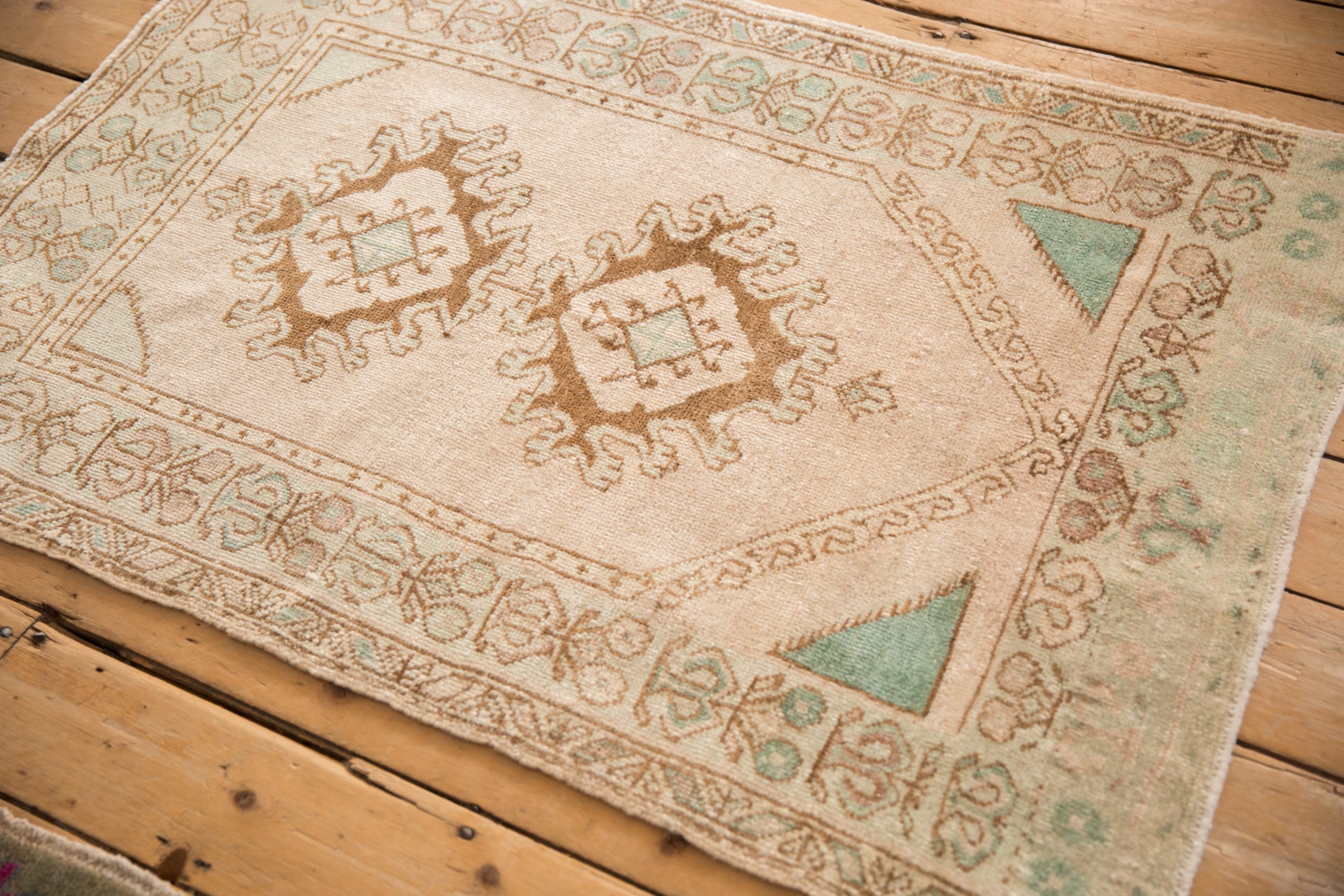 3x4.5 Vintage Distressed Oushak Rug