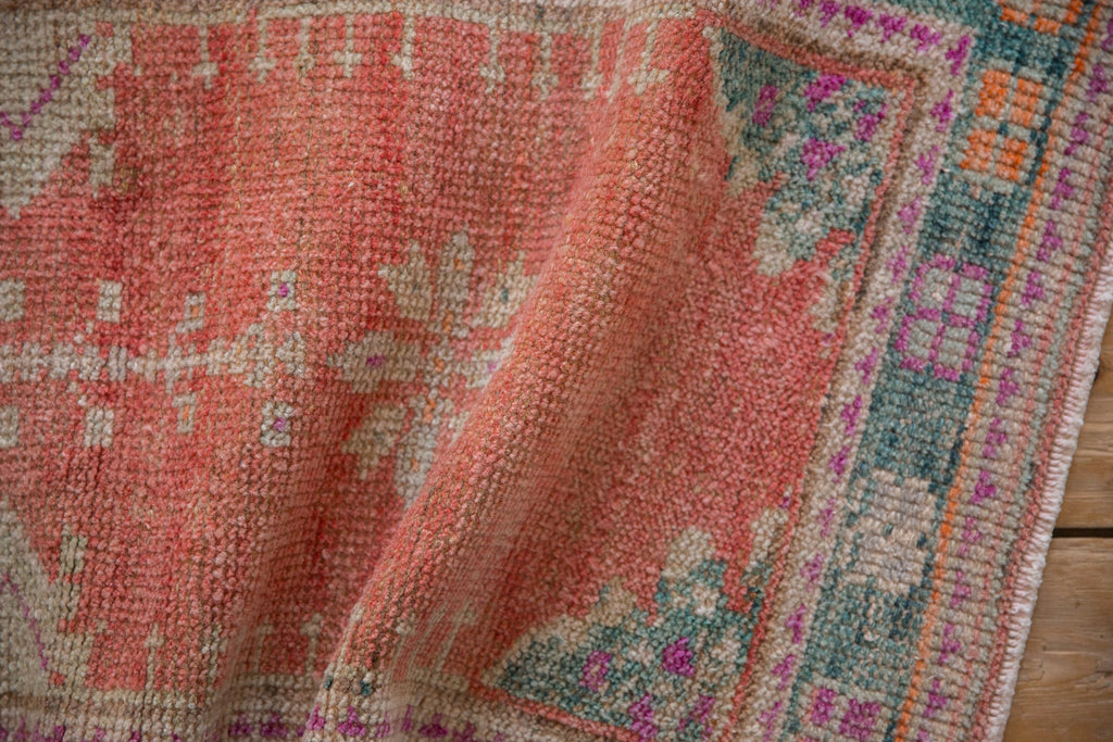 2x3.5 Vintage Distressed Oushak Rug