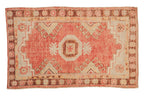 2.5x4.5 Vintage Distressed Oushak Rug