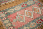 2.5x3.5 Vintage Distressed Oushak Rug