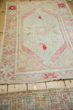 2.5x4 Vintage Distressed Oushak Rug